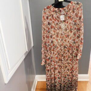 Women's maxi dress.  Multi-color